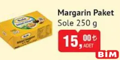 SOLE MARGARİN PAKET 250 G